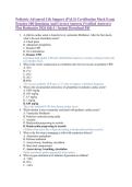 Pediatric Advanced Life Support &lpar;PALS&rpar; Certification Mock Exam  Practice 100 Questions And Correct Answers &lpar;Verified Answers&rpar;  Plus Rationales 2026 Q&A &vert; Instant Download Pdf 