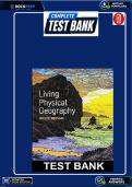 Test Bank &ndash; Living Physical Geography&comma; 1st Edition &lpar;Gervais&rpar; &vert; Complete Chapters 1&ndash;56 &vert; Verified Questions&comma; Answers & Rationales