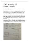 VWO biologie hoofdstuk biotechnologie 