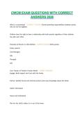 Exam &lpar;elaborations&rpar; CWCM 
