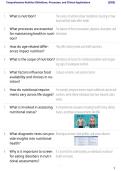 Comprehensive Nutrition Guide &ndash; Definitions&comma; Processes & Clinical Applications
