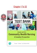 Community Health Nursing&colon; A Canadian Perspective Test Bank 6th Edition &ndash; Dosani &lpar;PDF Download&rpar;