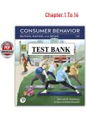 Consumer Behavior&colon; Buying&comma; Having&comma; and Being Test Bank 14th Edition &ndash; Solomon &lpar;PDF Download&rpar;