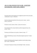 LRA 211 FINAL REVIEW STUDY GUIDE - QUESTIONS AND ANSWERS &vert; RATED 100&percnt; CORRECT&period;