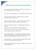 HROB 101 Sac State Exam with accurate detailed solutions