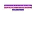 ASSESSMENT FOR SPECIAL EDUCATION - D755 EXAM QUESTIONS AND ANSWERS 100&percnt; CORRECT&excl;&excl;