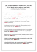 WGU HUMAN GROWTH AND DEVELOPMENT D202 QUESTIONS WITH DETAILED VERIFIED ANSWERS &lpar;100&percnt; CORRECT ANSWERS&rpar; &sol;ALREADY GRADED A&plus;