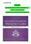 Gynecologic Health Care with an Introduction to Prenatal and Postpartum Care 4th Edition Test Bank