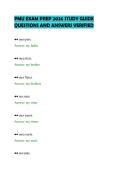 PMU EXAM PREP 2026 STUDY GUIDE QUESTIONS AND ANSWERS VERIFIED