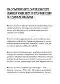 PN COMPREHENSIVE ONLINE PRACTICE PRACTICE PACK 2026 SOLVED QUESTION SET PREMIUM RESOURCE