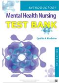 Test Bank for Introductory Mental Health Nursing 5th Edition by Womble Kincheloe All Chapters 1-19 &vert;&vert;Complete A&plus; Guide