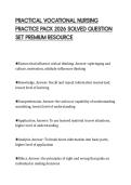PRACTICAL VOCATIONAL NURSING PRACTICE PACK 2026 SOLVED QUESTION SET PREMIUM RESOURCE