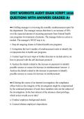 CHST WORKSITE AUDIT EXAM SCRIPT 2026 QUESTIONS WITH ANSWERS GRADED A&plus;