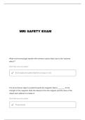 MRI SAFETY QUESTIONS AND VERIFIED ANSWERS