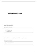 MRI SAFETY LAB WEEK 2 PROTOCOL QUESTIONS AND VERIFIED ANSWERS