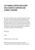 CITI TRAINING CERTIFICATION SCRIPT 2026 COMPLETE QUESTIONS AND CORRECT ANSWERS