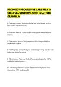 PROPHECY PROGRESSIVE CARE RN A V1 2026 FULL QUESTIONS WITH SOLUTIONS GRADED A&plus;