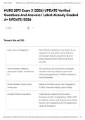 NURS 2873 Exam 3 &lpar;2026&rpar; UPDATE Verified Questions And Answers &vert; Latest Already Graded A&plus; UPDATE &vert;2026