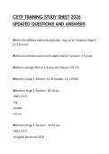 CETP TRAINING STUDY SHEET 2026 UPDATED QUESTIONS AND ANSWERS