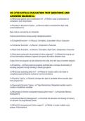 CIS 2750 ACTUAL EVALUATION TEST QUESTIONS AND ANSWERS MARKED