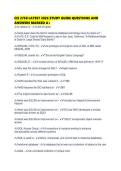 CIS 2750 LATEST 2026 STUDY GUIDE QUESTIONS AND ANSWERS MARKED