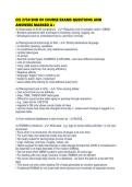 CIS 2750 END OF COURSE EXAMS QUESTIONS AND ANSWERS MARKED