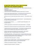 NJ BOATING UPDATED ACTUAL PRACTICE EXAM QUESTIONS AND ANSWERS MARKED 