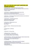 WGU C182 UPDATED EXAM SCRIPT QUESTIONS AND ANSWERS MARKED