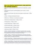 WGU C182 UPDATED COMPREHENSIVE EXAM QUESTIONS AND ANSWERS MARKED 