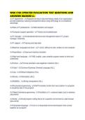 WGU C182 UPDATED EVALUATION TEST QUESTIONS AND ANSWERS MARKED
