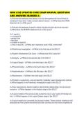WGU C182 UPDATED CORE EXAM MANUAL QUESTIONS AND ANSWERS MARKED 