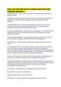 WGU C182 UPDATED END OF COURSE QUESTIONS AND ANSWERS MARKED