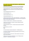 955 LATEST 2026 CORE EXAM MANUAL QUESTIONS AND ANSWERS MARKED