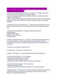 SCHM 2301 UPDATED STUDY GUIDE QUESTIONS AND ANSWERS MARKED
