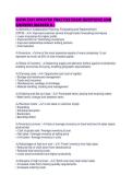 SCHM 2301 UPDATED PRACTICE EXAM QUESTIONS AND ANSWERS MARKED