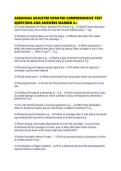 ARKANSAS ADJUSTER UPDATED COMPREHENSIVE TEST QUESTIONS AND ANSWERS MARKED