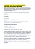 ARKANSAS ADJUSTER UPDATED EXAM SCRIPT QUESTIONS AND ANSWERS MARKED