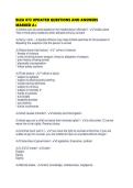 BLEA 873 UPDATED QUESTIONS AND ANSWERS MARKED
