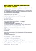 BLEA 873 UPDATED CORE EXAM MANUAL QUESTIONS AND ANSWERS MARKED