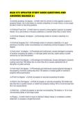 BLEA 873 UPDATED STUDY GUIDE QUESTIONS AND ANSWERS MARKED