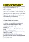 ILLINOIS PUBLIC ADJUSTER UPDATED ACTUAL FINAL PAPER QUESTIONS AND ANSWERS MARKE