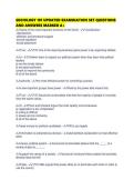 SOCIOLOGY 101 UPDATED EXAMINATION SET QUESTIONS AND ANSWERS MARKED