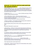 SOCIOLOGY 101 UPDATED SCRIPTED EXAMS QUESTIONS AND ANSWERS MARKED