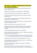 SOCIOLOGY 101 UPDATED COMPREHENSIVE QUESTIONS AND ANSWERS MARKED 