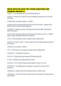 MDCB UPDATED EXAM TEST PAPER QUESTIONS AND ANSWERS MARKED