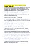 MDCB UPDATED REVISION TEST QUESTIONS AND ANSWERS MARKED