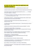 SSI OPEN WATER DIVER UPDATED QUESTIONS AND ANSWERS MARKED