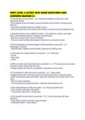 WSET LEVEL 4 LATEST 2026 EXAM QUESTIONS AND ANSWERS MARKED