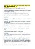 WSET LEVEL 4 LATEST 2026 PRACTICE EXAM QUESTIONS AND ANSWERS MARKED