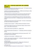 WSET LEVEL 4 UPDATED QUESTIONS AND ANSWERS MARKED